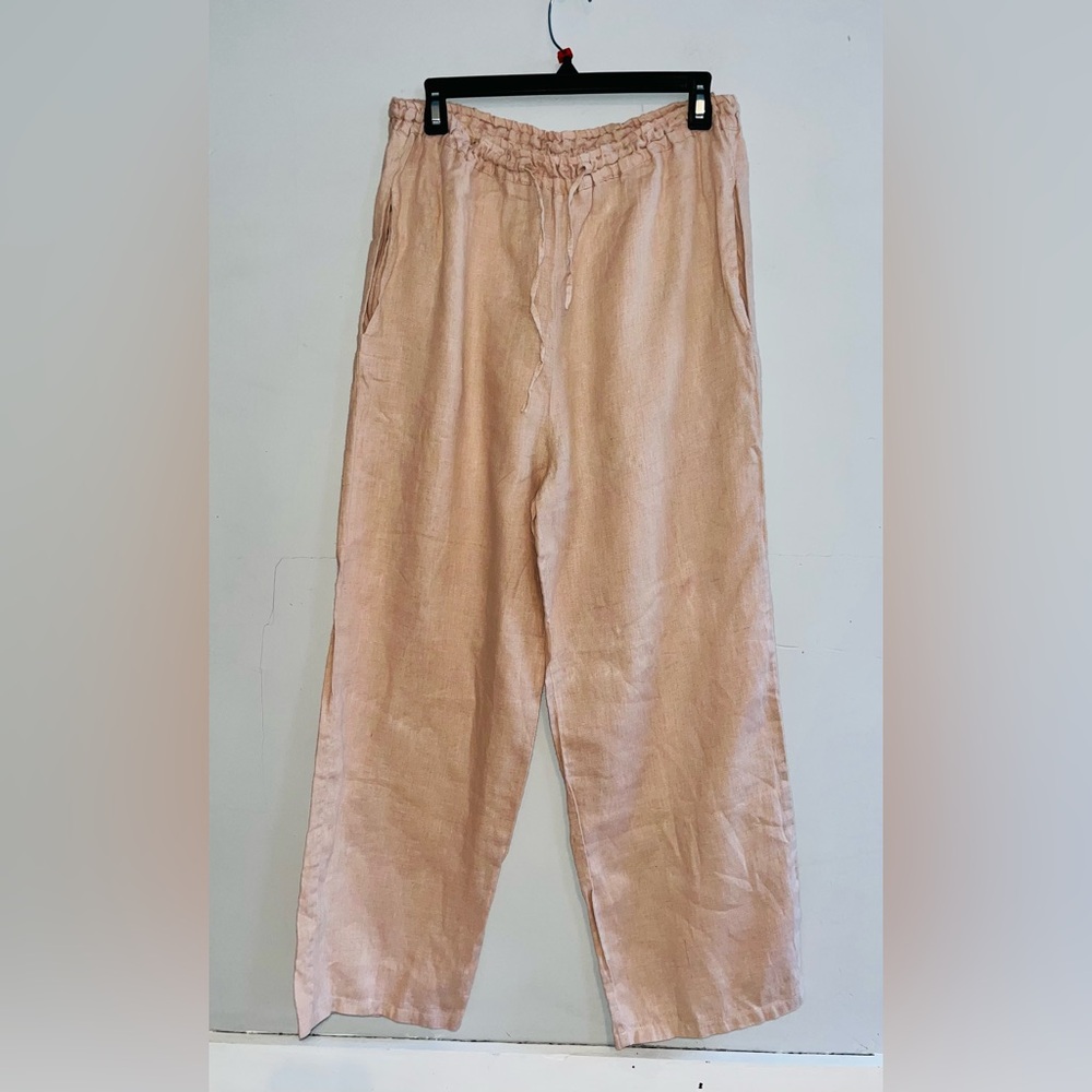 Harvest Linen 100% Linen Pants sz M/L
